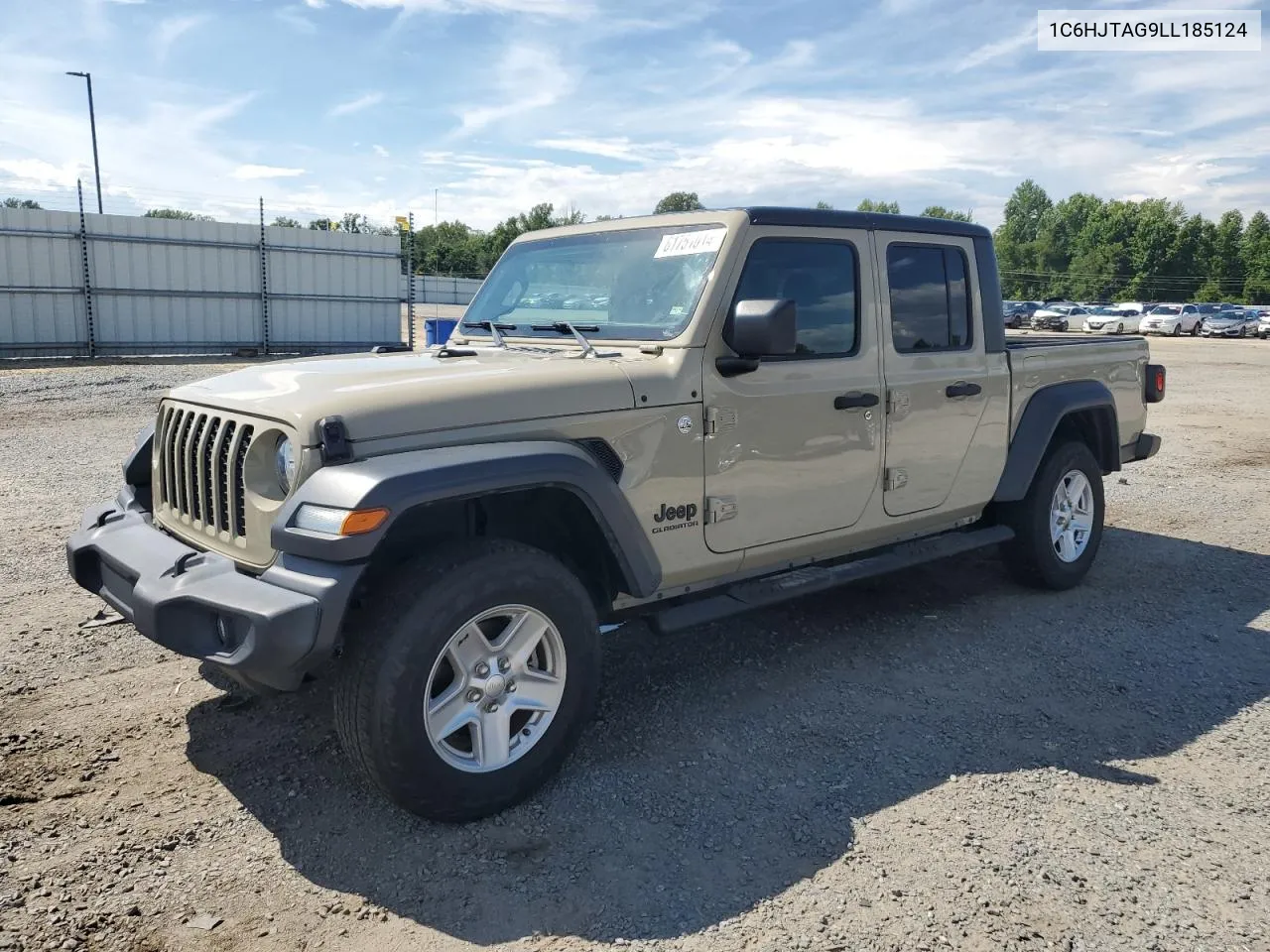 2020 Jeep Gladiator Sport VIN: 1C6HJTAG9LL185124 Lot: 61751014