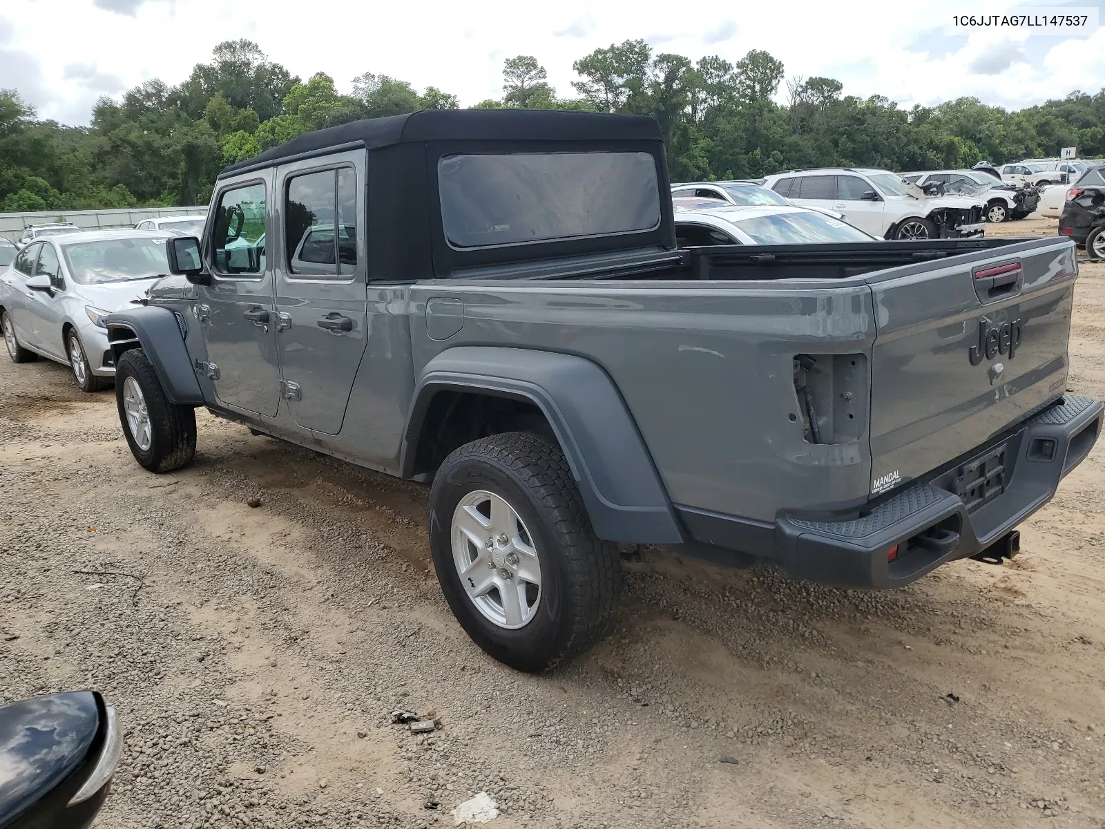 2020 Jeep Gladiator Sport VIN: 1C6JJTAG7LL147537 Lot: 64966884