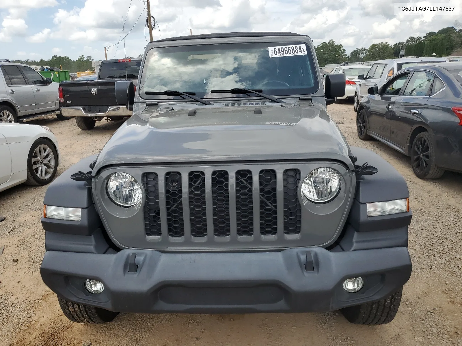 2020 Jeep Gladiator Sport VIN: 1C6JJTAG7LL147537 Lot: 64966884