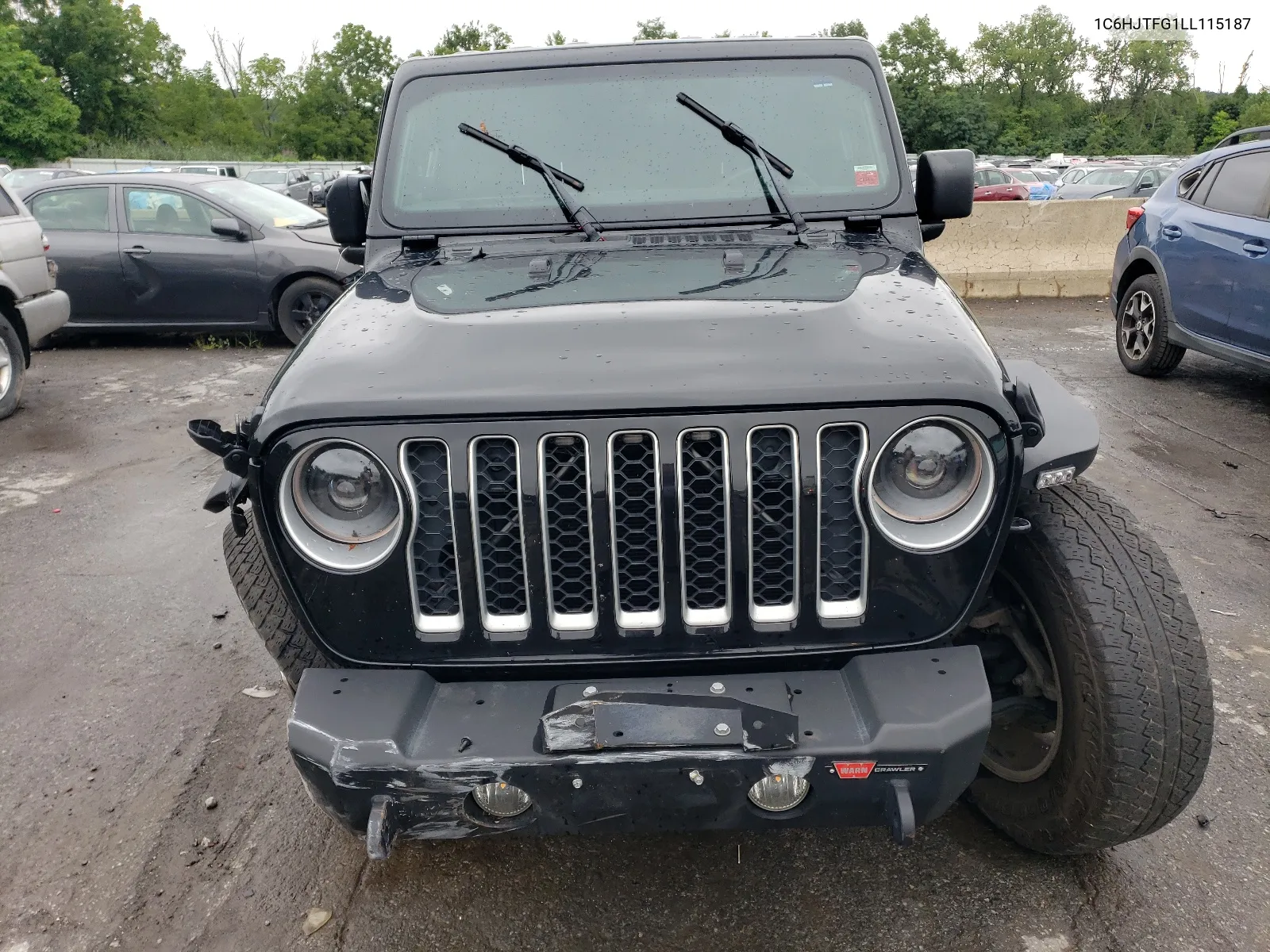 2020 Jeep Gladiator Overland VIN: 1C6HJTFG1LL115187 Lot: 66506074