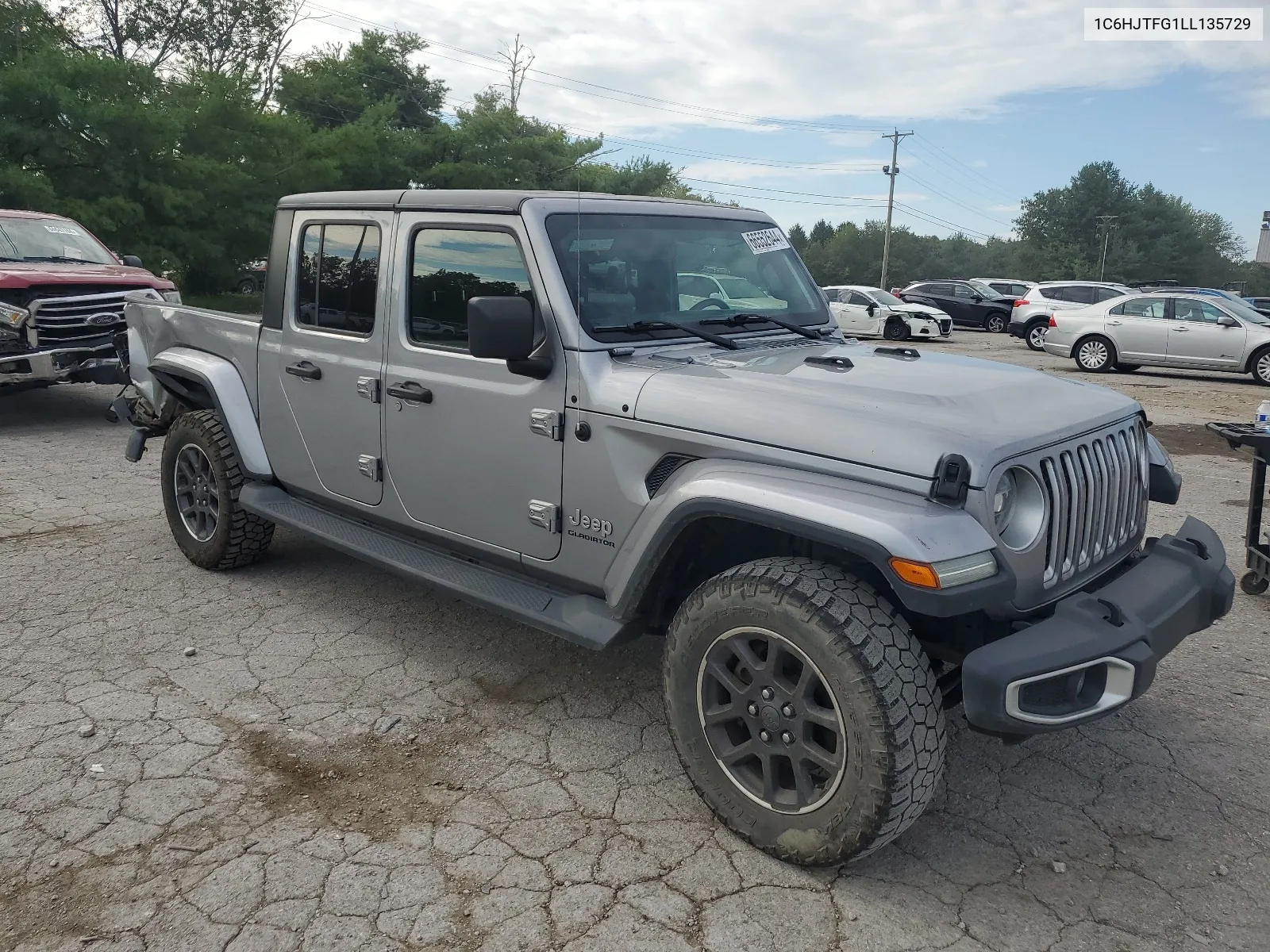 2020 Jeep Gladiator Overland VIN: 1C6HJTFG1LL135729 Lot: 66552644