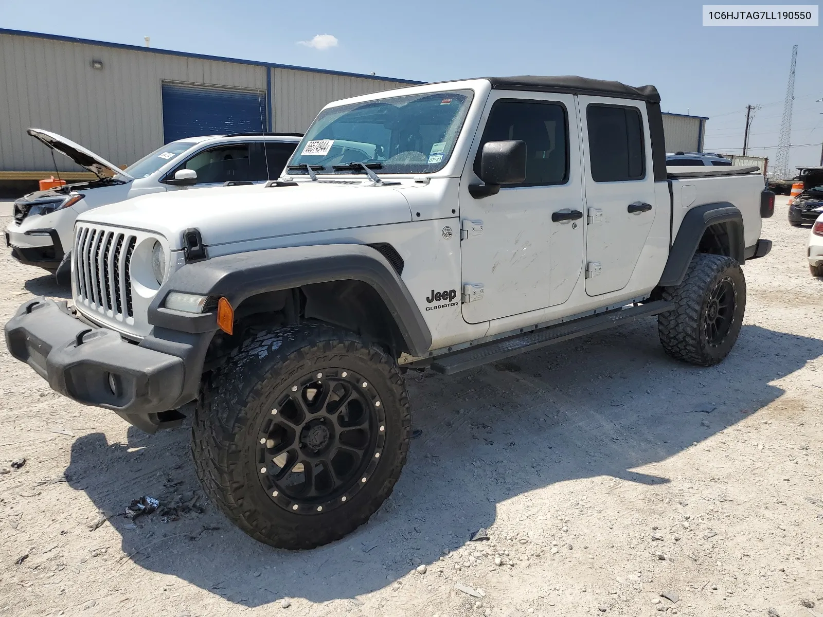 2020 Jeep Gladiator Sport VIN: 1C6HJTAG7LL190550 Lot: 66574944