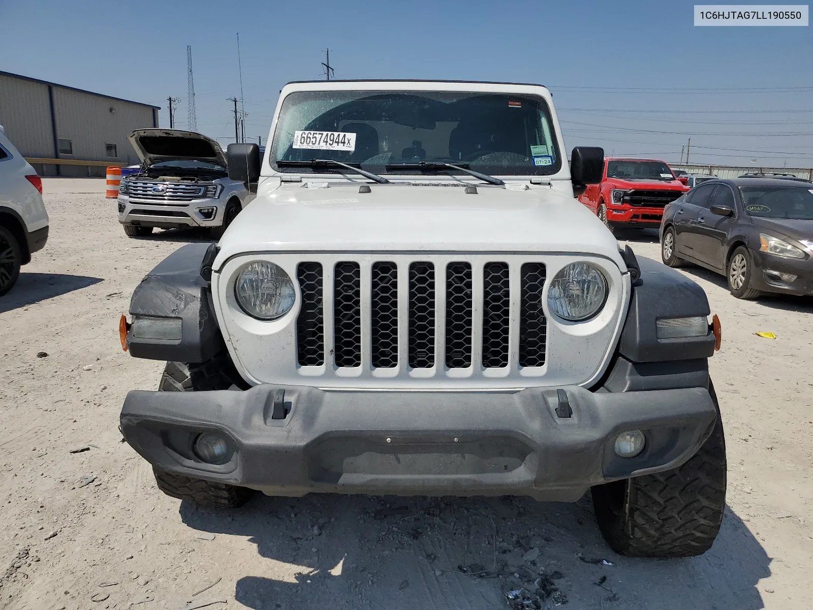 2020 Jeep Gladiator Sport VIN: 1C6HJTAG7LL190550 Lot: 66574944