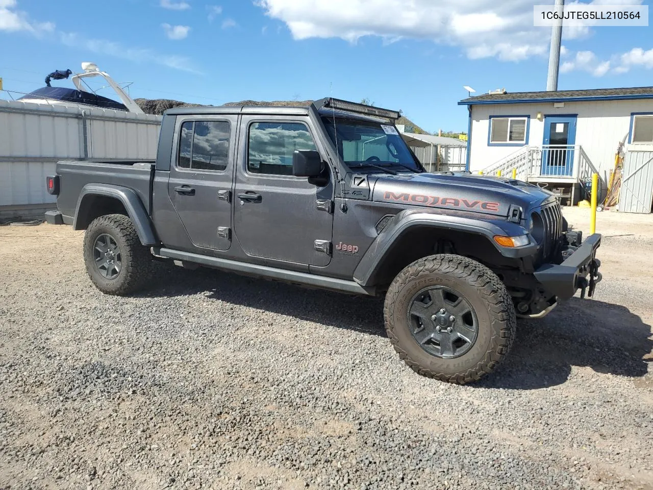 2020 Jeep Gladiator Mojave VIN: 1C6JJTEG5LL210564 Lot: 66771364