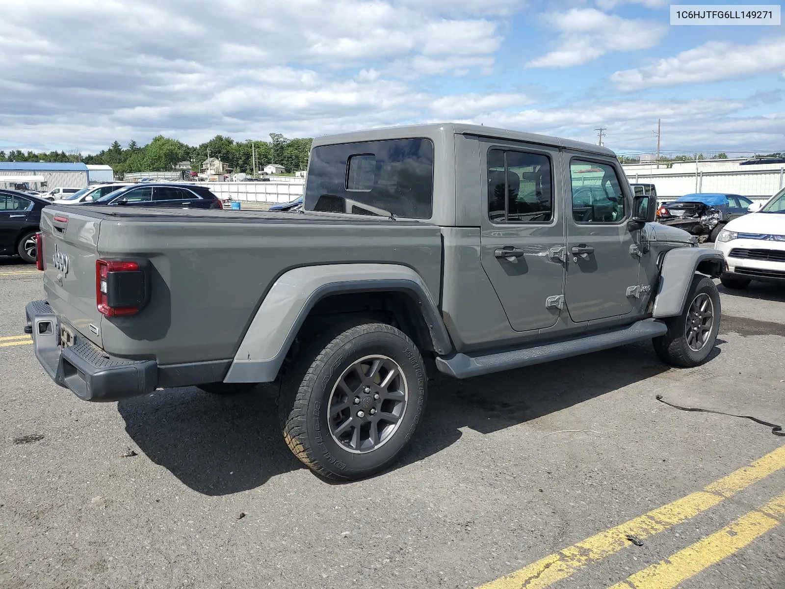 2020 Jeep Gladiator Overland VIN: 1C6HJTFG6LL149271 Lot: 68090194