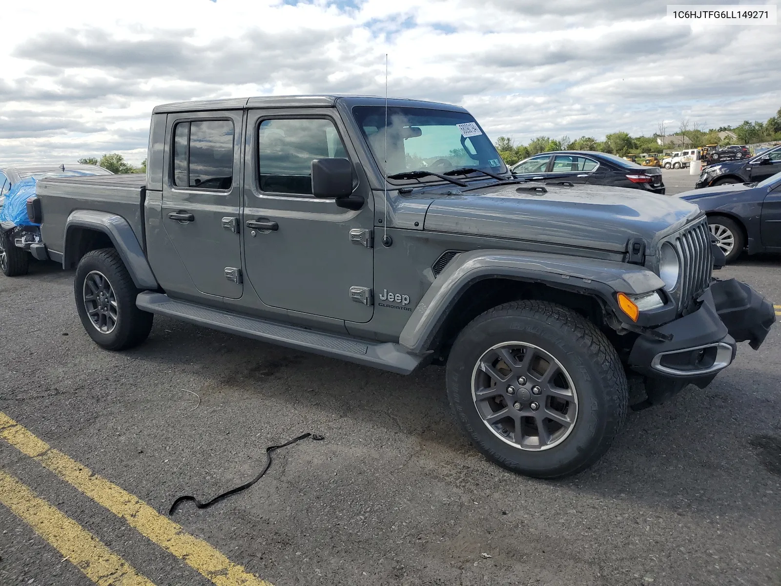 2020 Jeep Gladiator Overland VIN: 1C6HJTFG6LL149271 Lot: 68090194