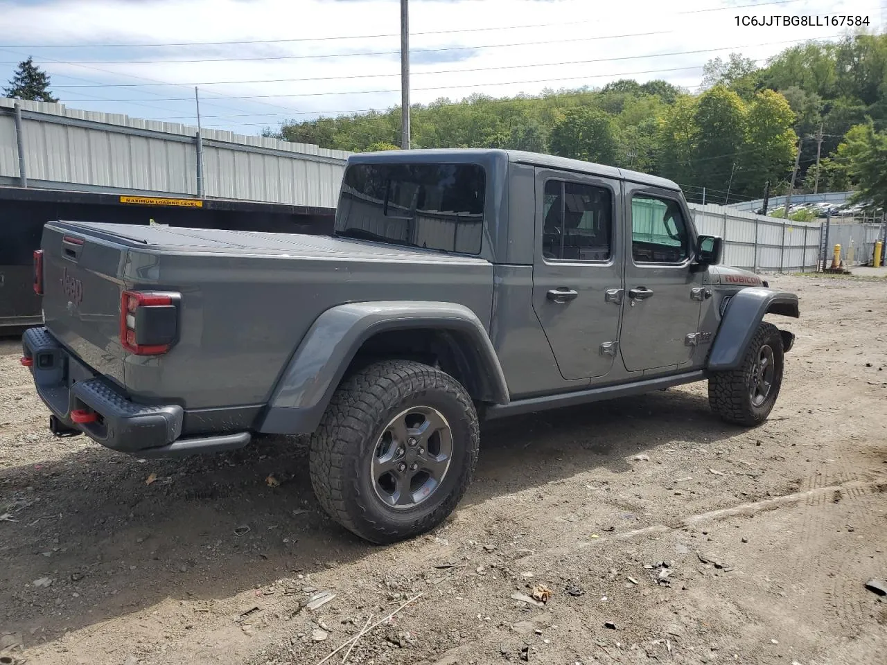 2020 Jeep Gladiator Rubicon VIN: 1C6JJTBG8LL167584 Lot: 69535804