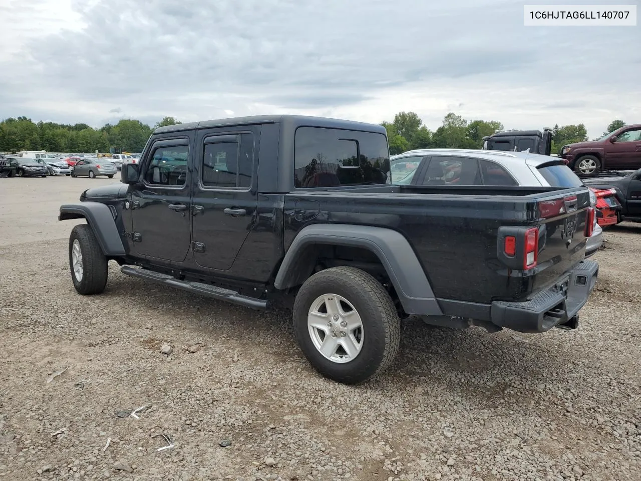 2020 Jeep Gladiator Sport VIN: 1C6HJTAG6LL140707 Lot: 69677654