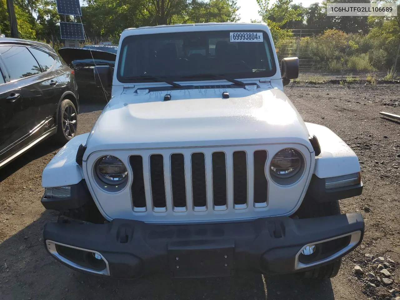 2020 Jeep Gladiator Overland VIN: 1C6HJTFG2LL106689 Lot: 69993804