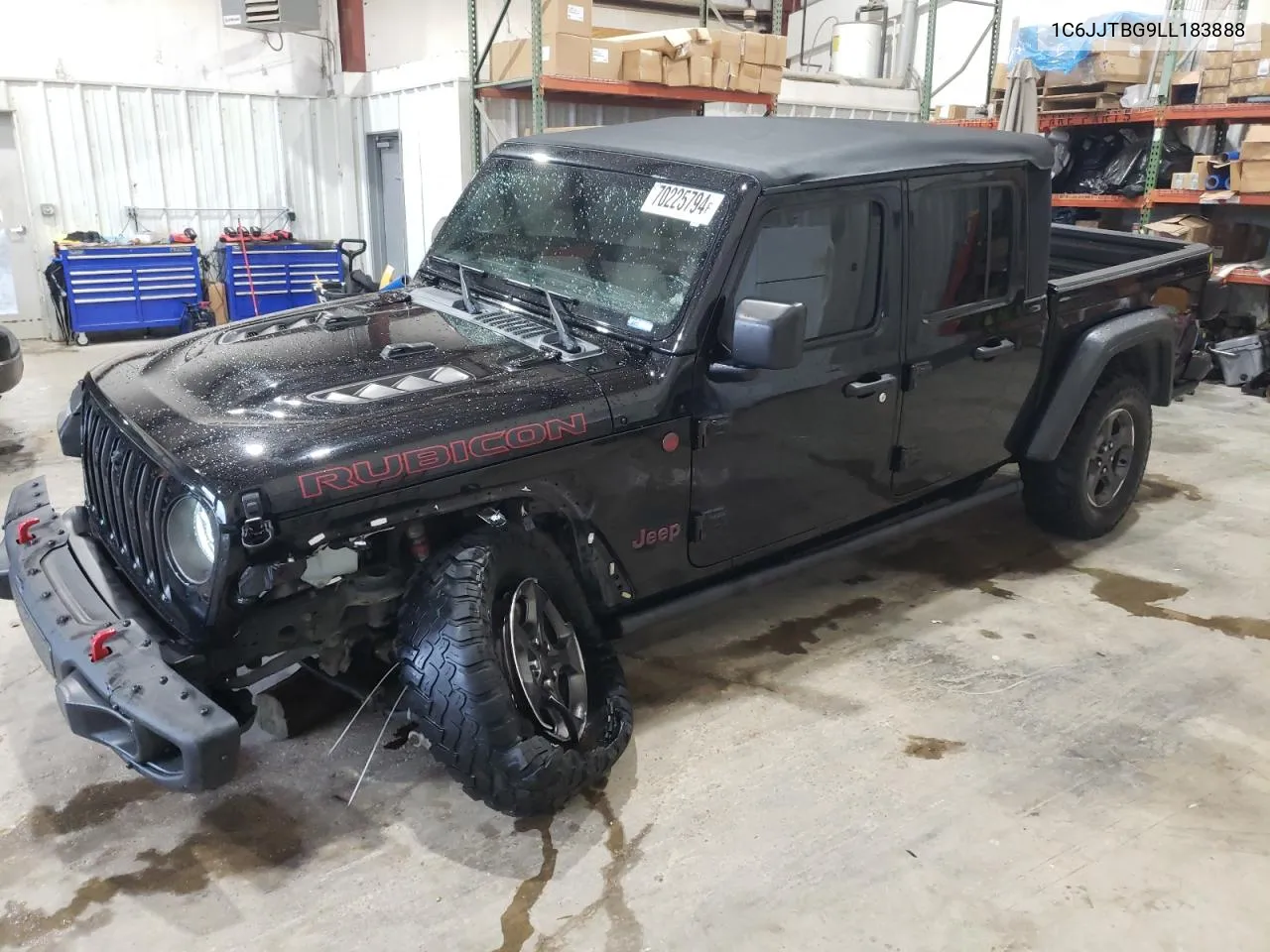 2020 Jeep Gladiator Rubicon VIN: 1C6JJTBG9LL183888 Lot: 70225794