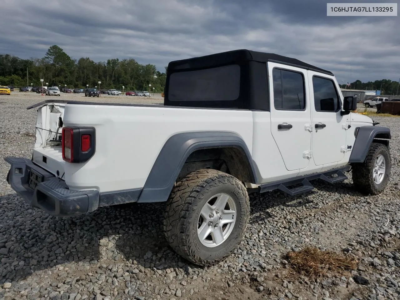 2020 Jeep Gladiator Sport VIN: 1C6HJTAG7LL133295 Lot: 70240734