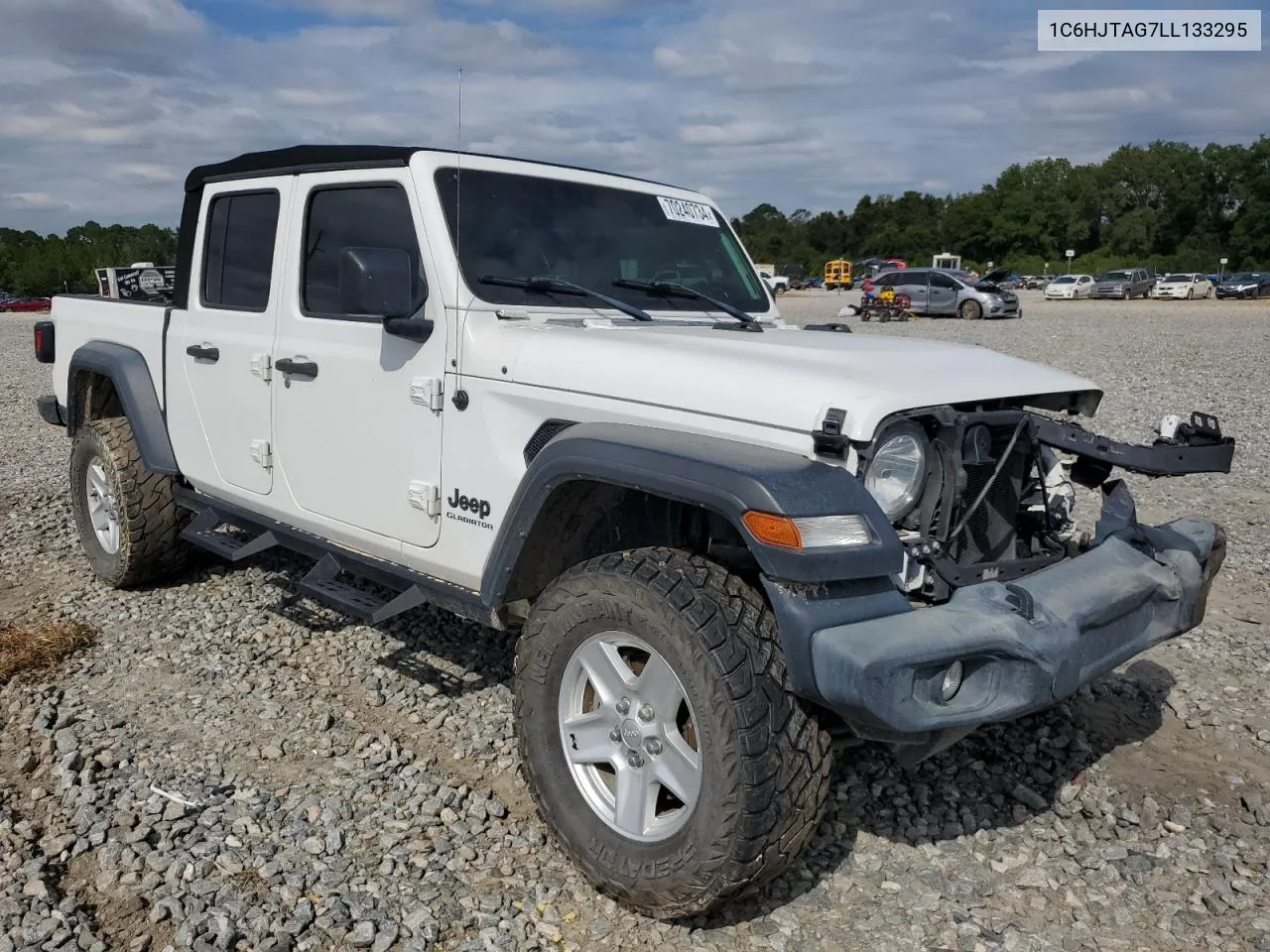 2020 Jeep Gladiator Sport VIN: 1C6HJTAG7LL133295 Lot: 70240734