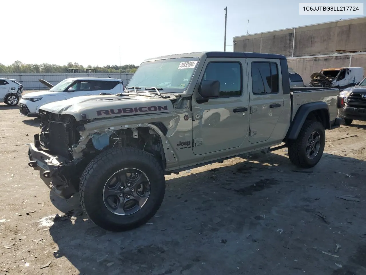 2020 Jeep Gladiator Rubicon VIN: 1C6JJTBG8LL217724 Lot: 70332064