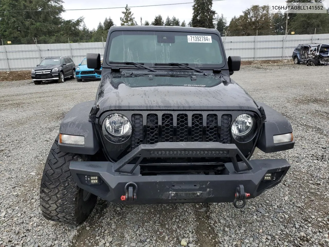 2020 Jeep Gladiator Sport VIN: 1C6HJTAG8LL141552 Lot: 71392784