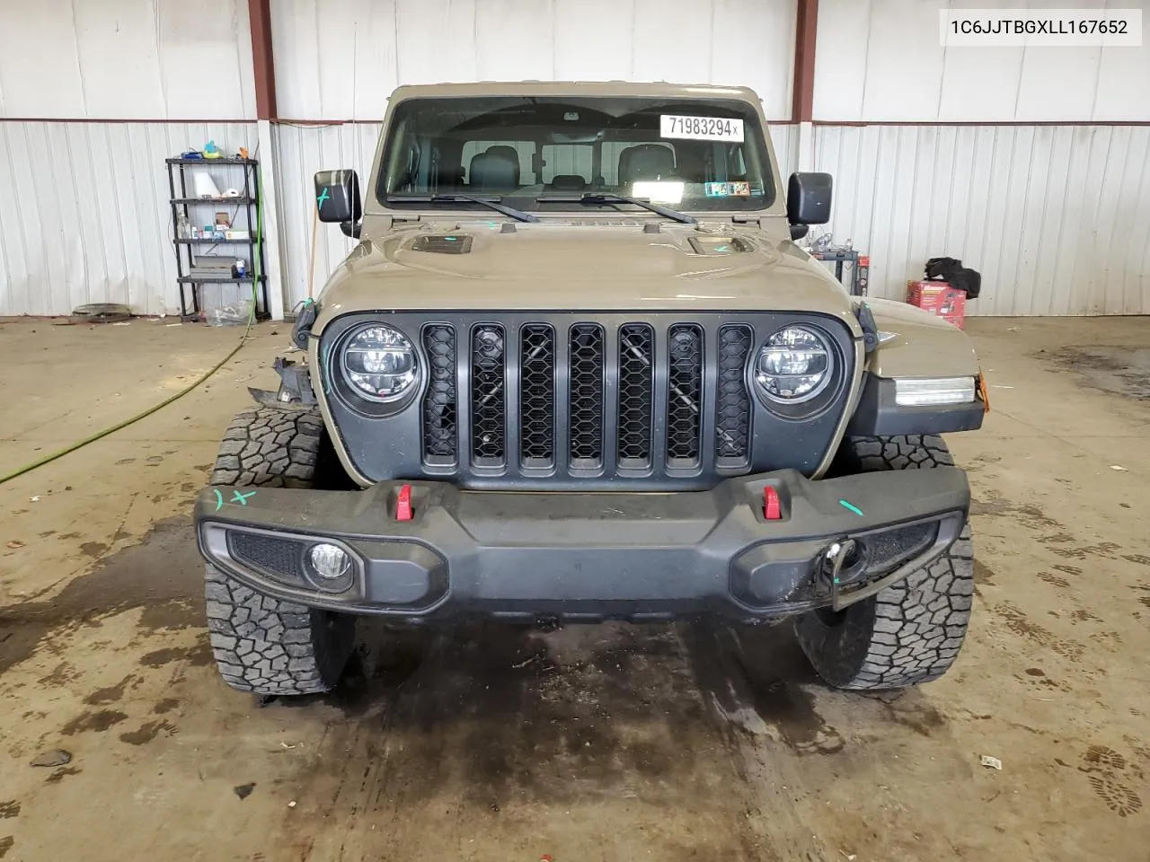 2020 Jeep Gladiator Rubicon VIN: 1C6JJTBGXLL167652 Lot: 71983294