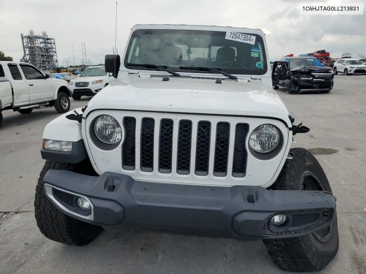 2020 Jeep Gladiator Sport VIN: 1C6HJTAG0LL213831 Lot: 72047304