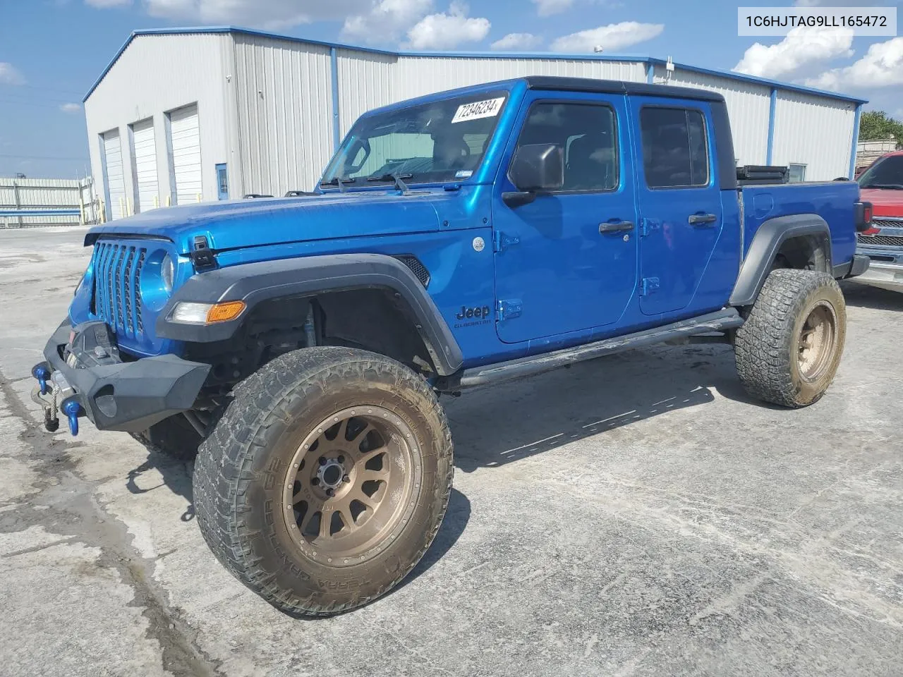 2020 Jeep Gladiator Sport VIN: 1C6HJTAG9LL165472 Lot: 72346234