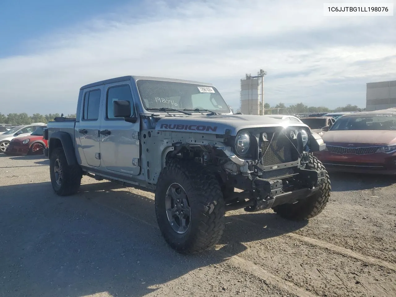 2020 Jeep Gladiator Rubicon VIN: 1C6JJTBG1LL198076 Lot: 72961024