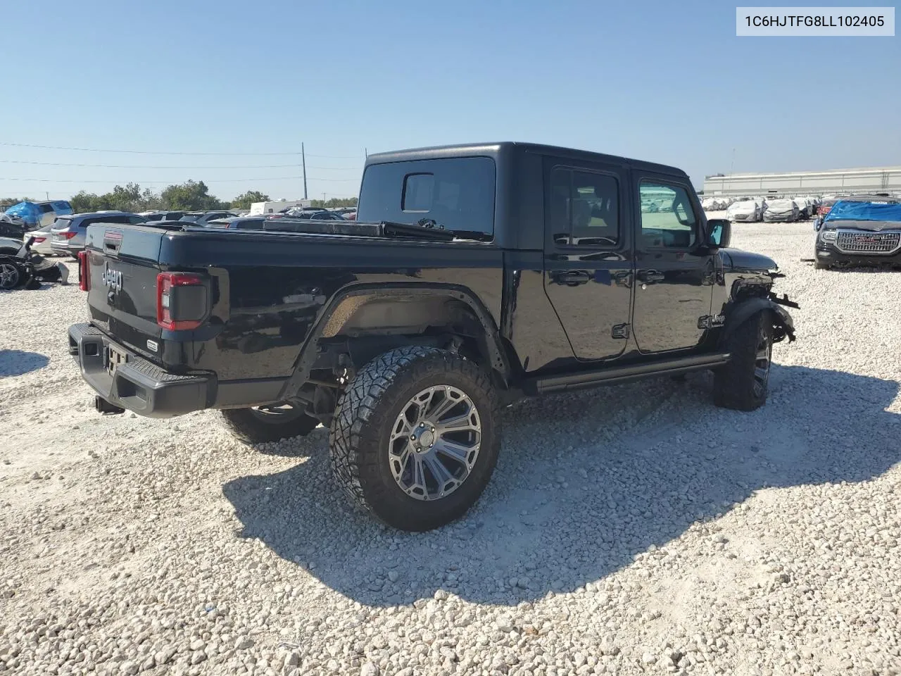 2020 Jeep Gladiator Overland VIN: 1C6HJTFG8LL102405 Lot: 73713514