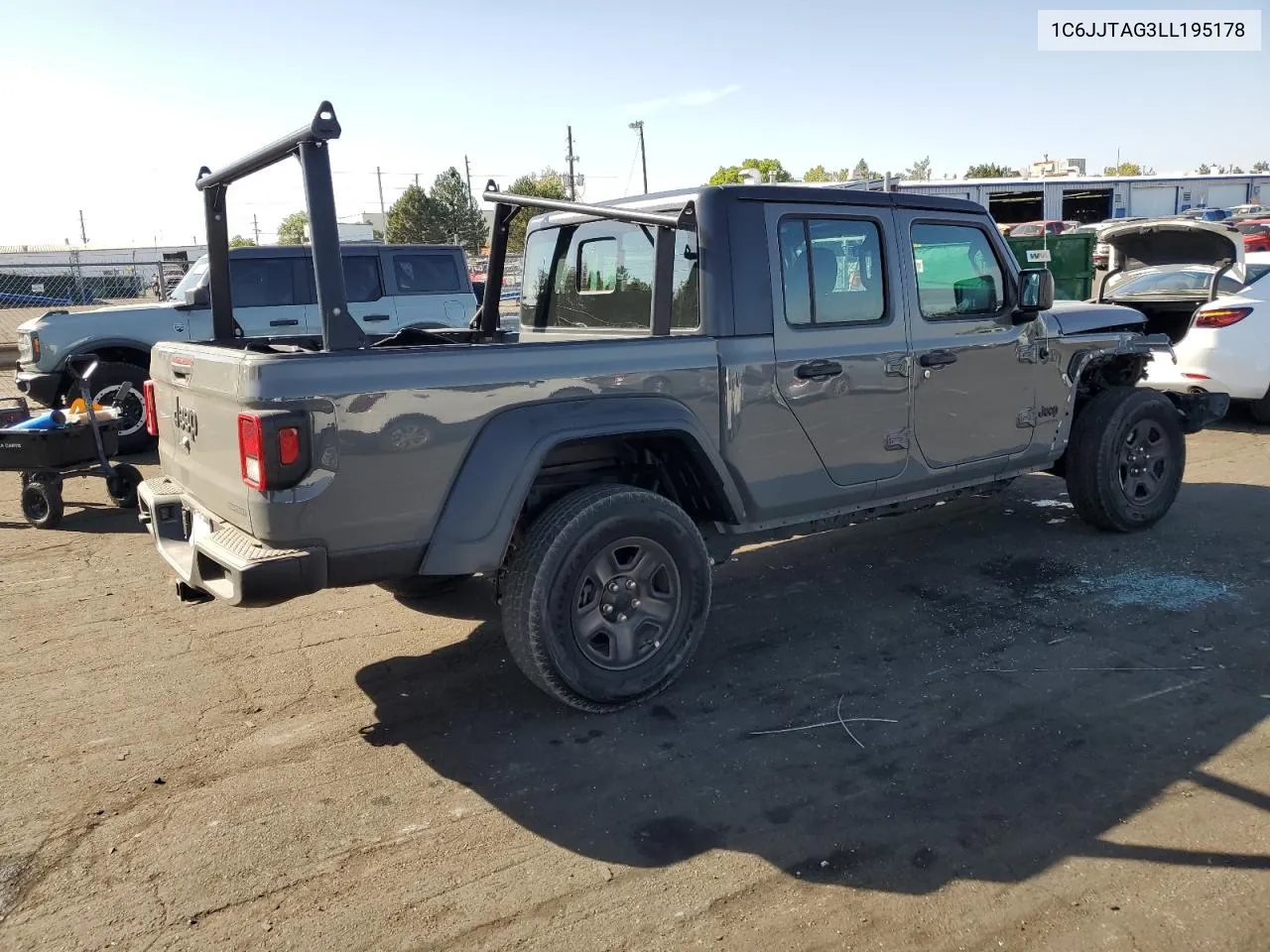 2020 Jeep Gladiator Sport VIN: 1C6JJTAG3LL195178 Lot: 74321164