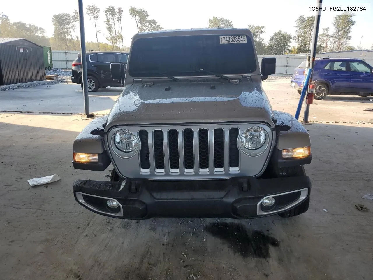 2020 Jeep Gladiator Overland VIN: 1C6HJTFG2LL182784 Lot: 74333854