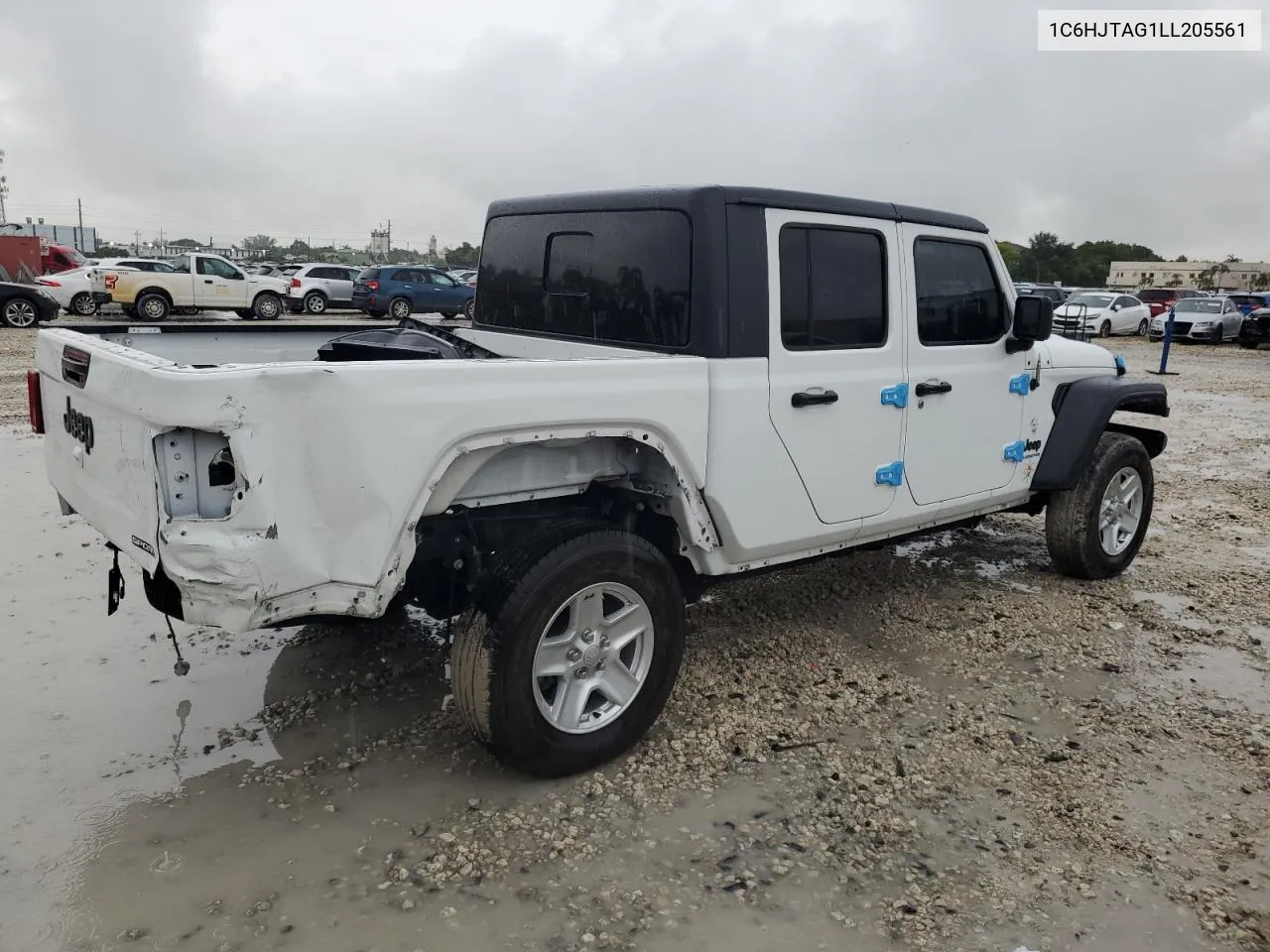 2020 Jeep Gladiator Sport VIN: 1C6HJTAG1LL205561 Lot: 74550064