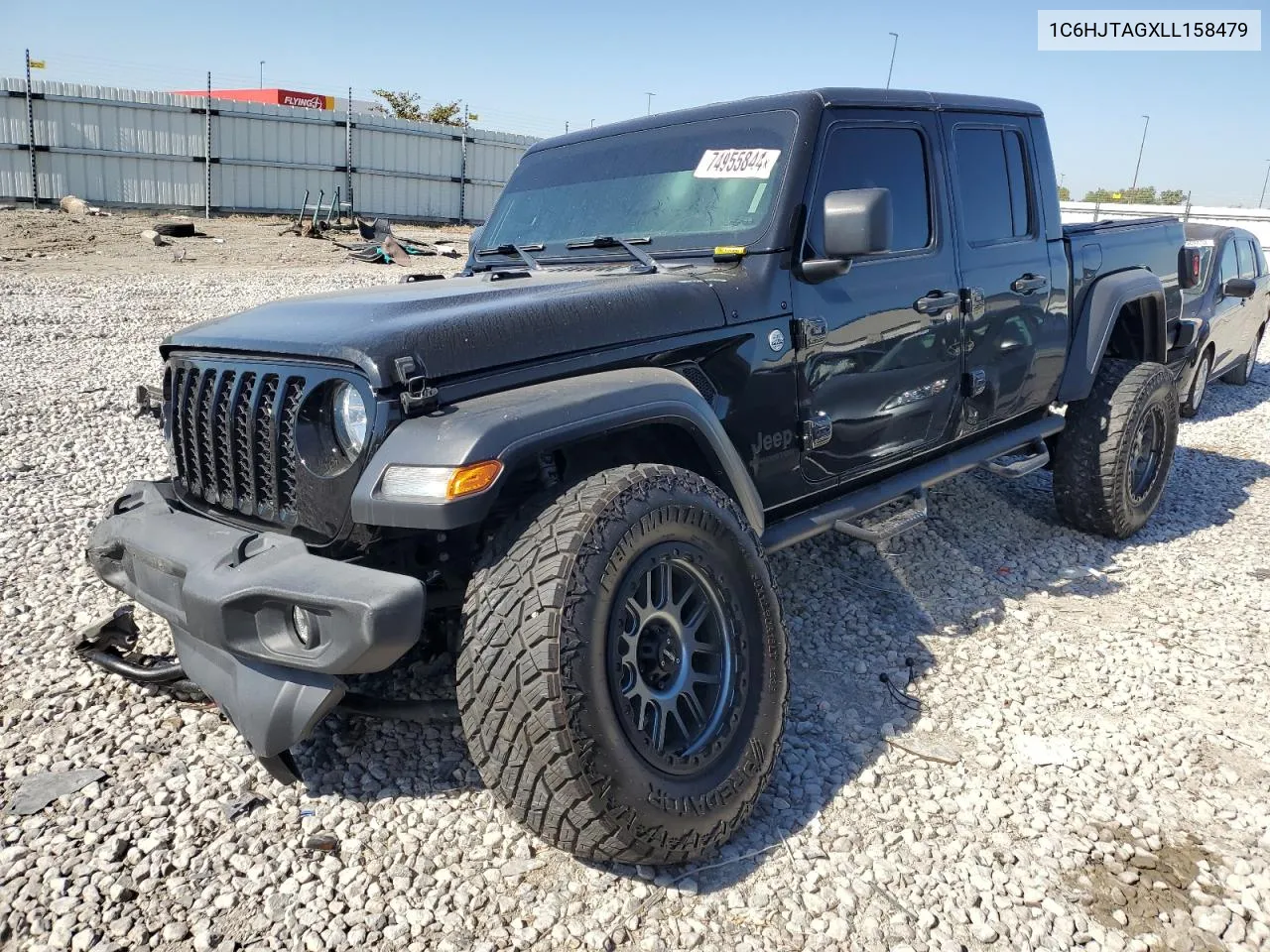 2020 Jeep Gladiator Sport VIN: 1C6HJTAGXLL158479 Lot: 74955844