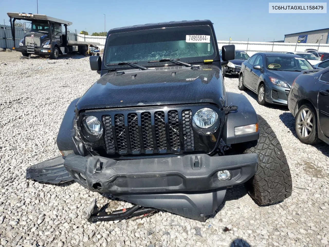 2020 Jeep Gladiator Sport VIN: 1C6HJTAGXLL158479 Lot: 74955844