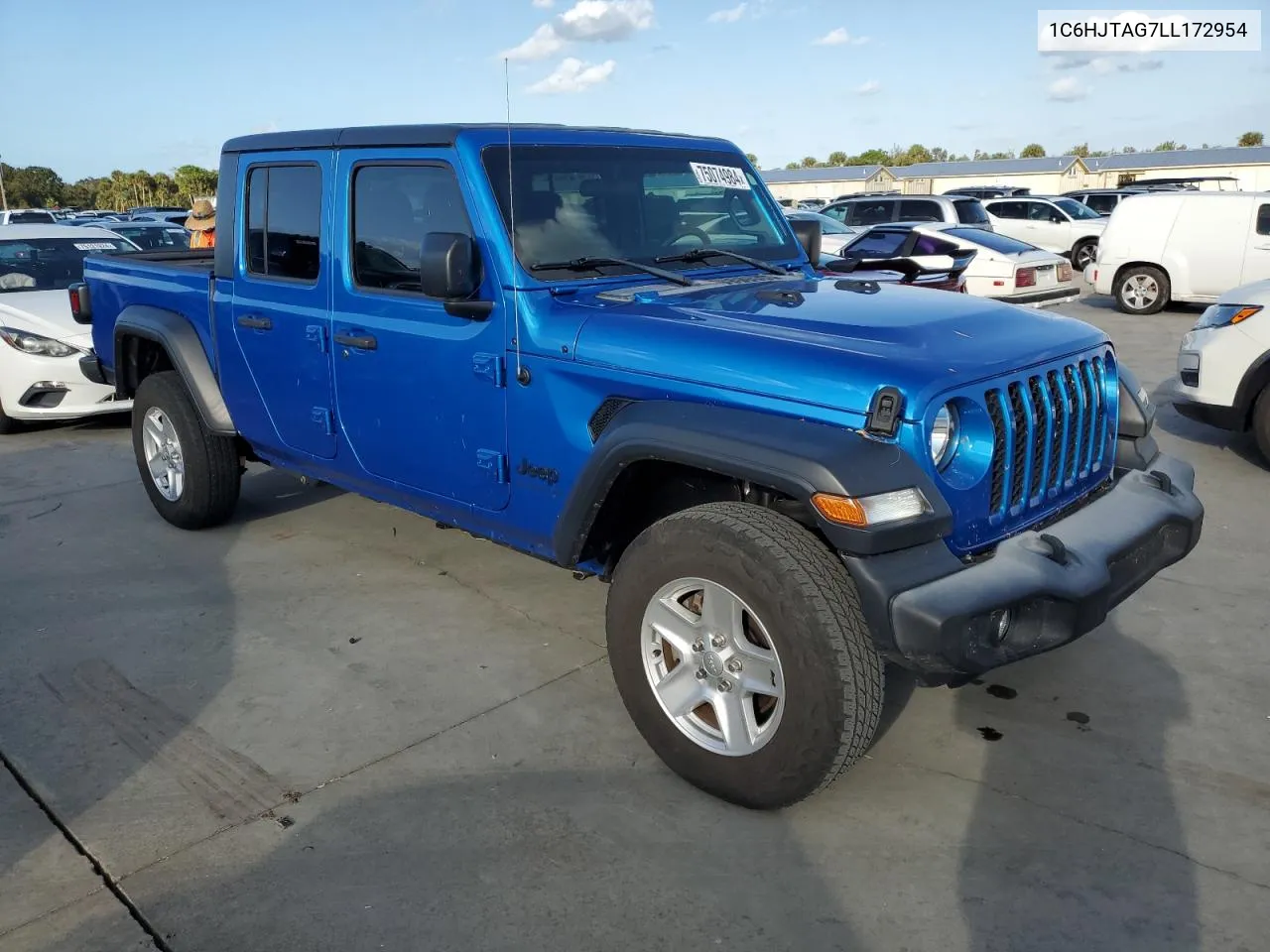 2020 Jeep Gladiator Sport VIN: 1C6HJTAG7LL172954 Lot: 75074984