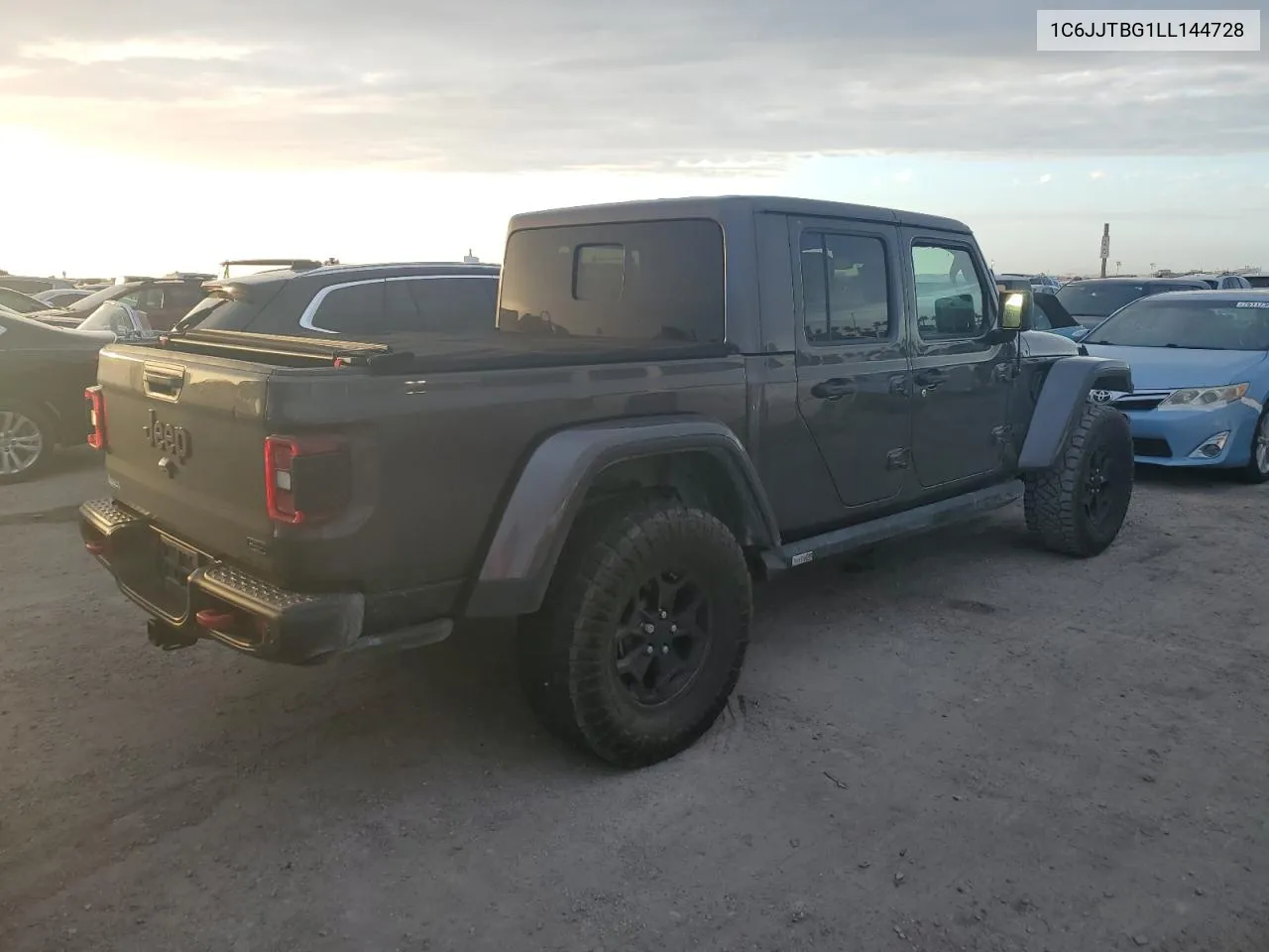 2020 Jeep Gladiator Rubicon VIN: 1C6JJTBG1LL144728 Lot: 75131734