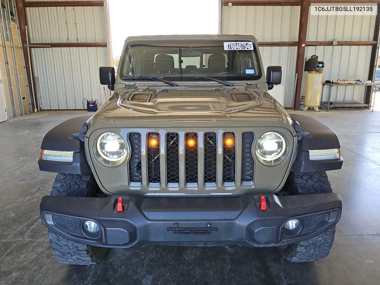 2020 Jeep Gladiator Rubicon VIN: 1C6JJTBG5LL192135 Lot: 76040754