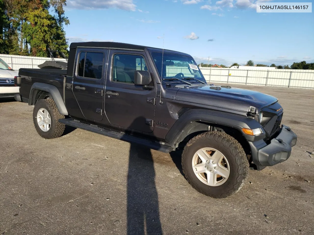 2020 Jeep Gladiator Sport VIN: 1C6HJTAG5LL146157 Lot: 76583854