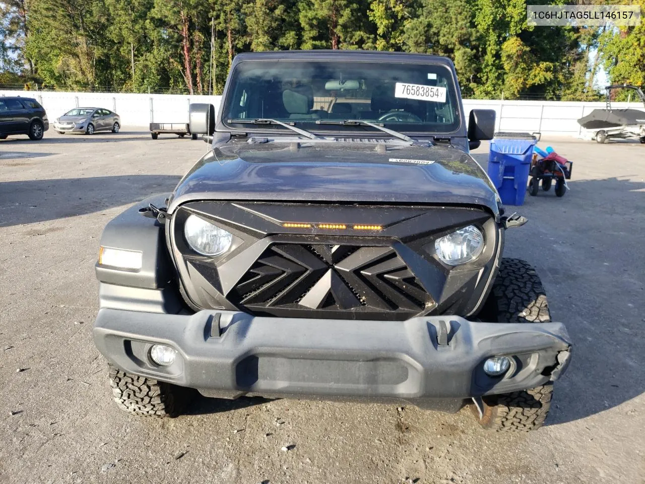 2020 Jeep Gladiator Sport VIN: 1C6HJTAG5LL146157 Lot: 76583854