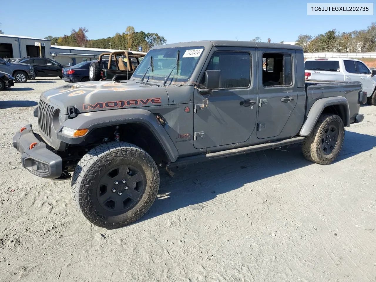 2020 Jeep Gladiator Mojave VIN: 1C6JJTEGXLL202735 Lot: 77430414