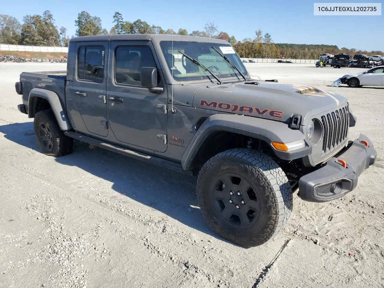 2020 Jeep Gladiator Mojave VIN: 1C6JJTEGXLL202735 Lot: 77430414