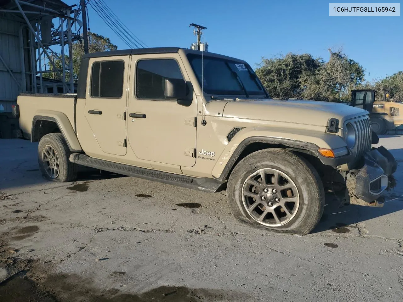 2020 Jeep Gladiator Overland VIN: 1C6HJTFG8LL165942 Lot: 77982154