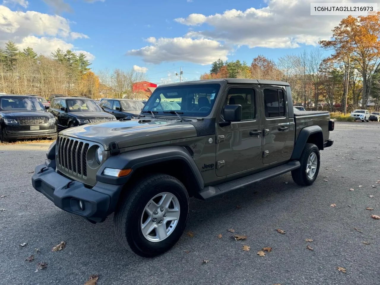 2020 Jeep Gladiator Sport VIN: 1C6HJTAG2LL216973 Lot: 78665884