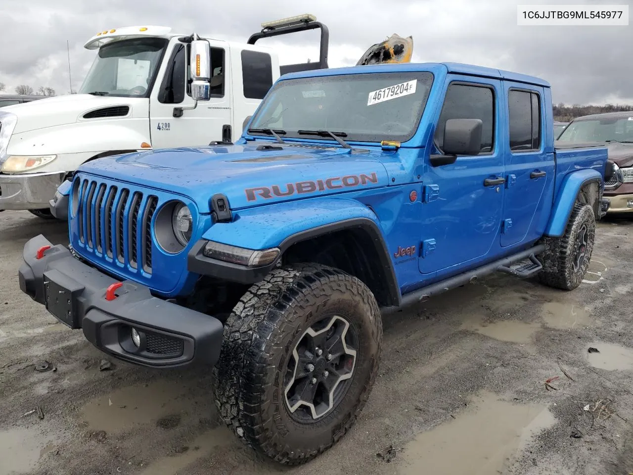 2021 Jeep Gladiator Rubicon VIN: 1C6JJTBG9ML545977 Lot: 46179204