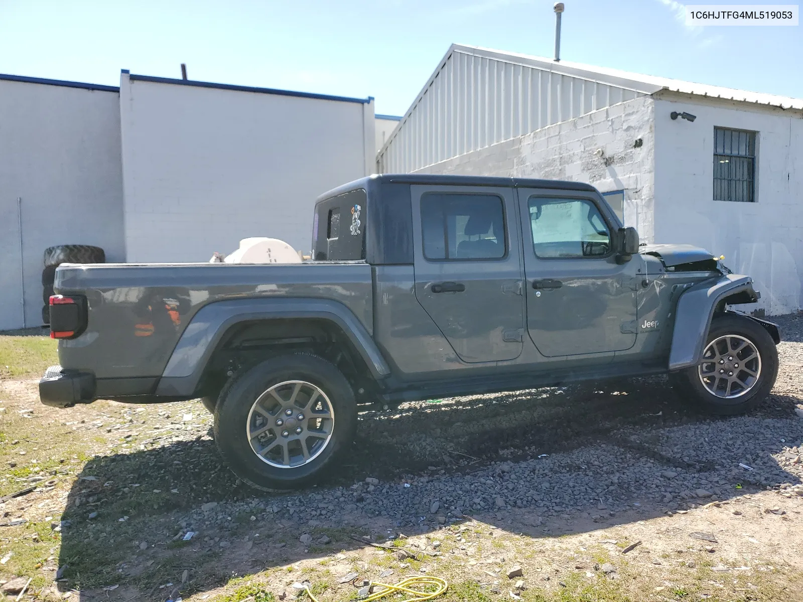 2021 Jeep Gladiator Overland VIN: 1C6HJTFG4ML519053 Lot: 49866574