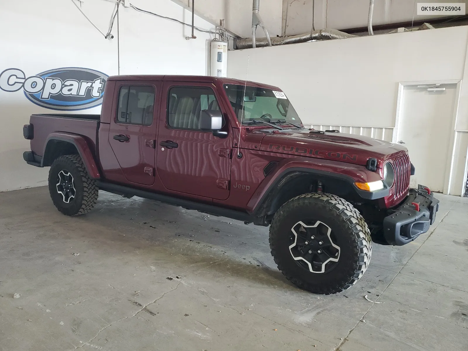 2021 Jeep Gladiator VIN: 0K1845755904 Lot: 61318254