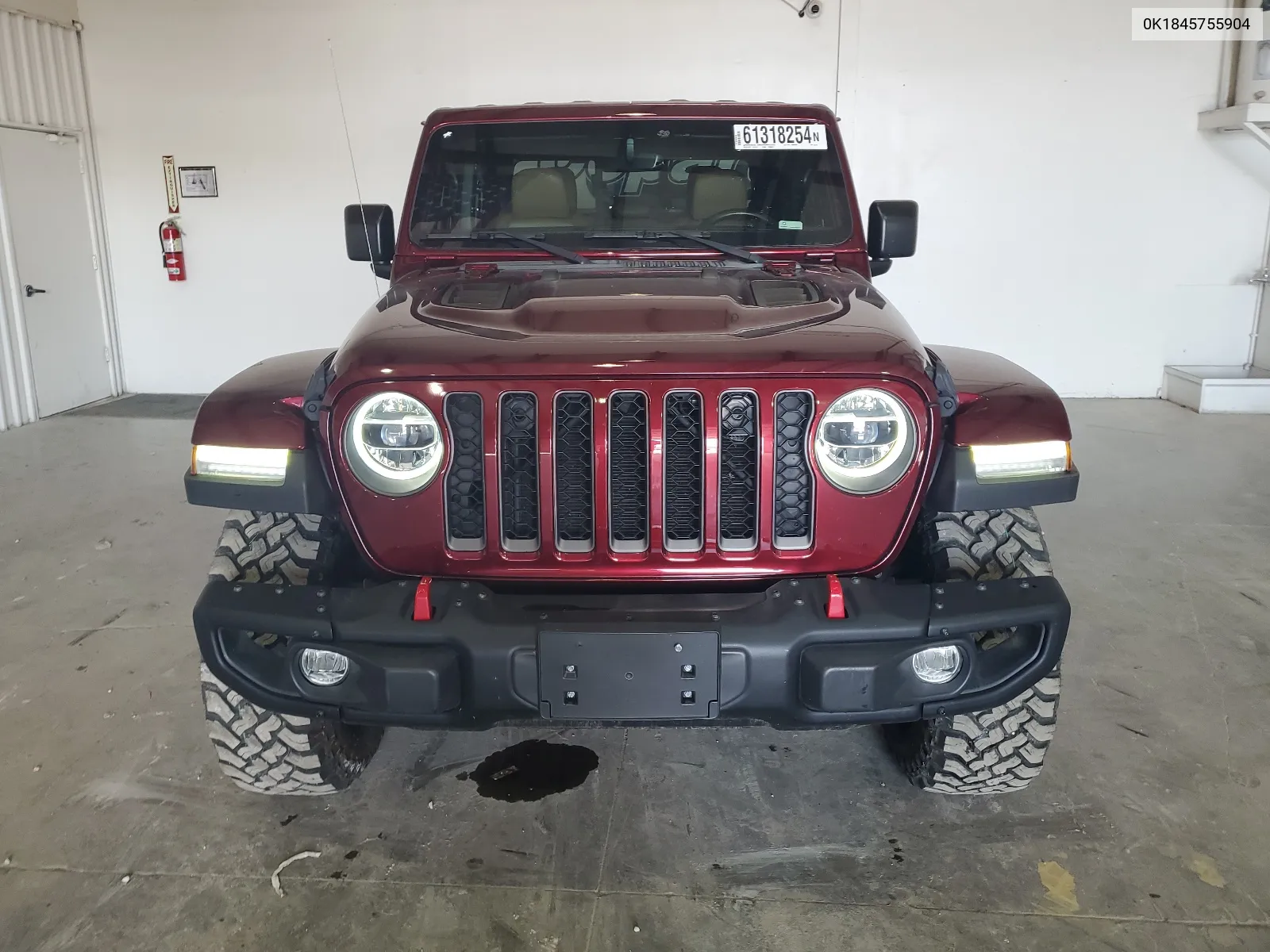 2021 Jeep Gladiator VIN: 0K1845755904 Lot: 61318254