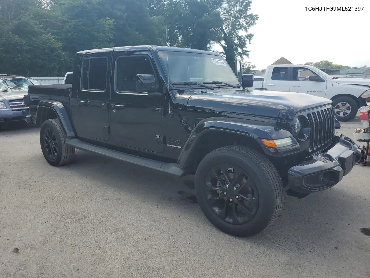 2021 Jeep Gladiator Overland VIN: 1C6HJTFG9ML621397 Lot: 61553414