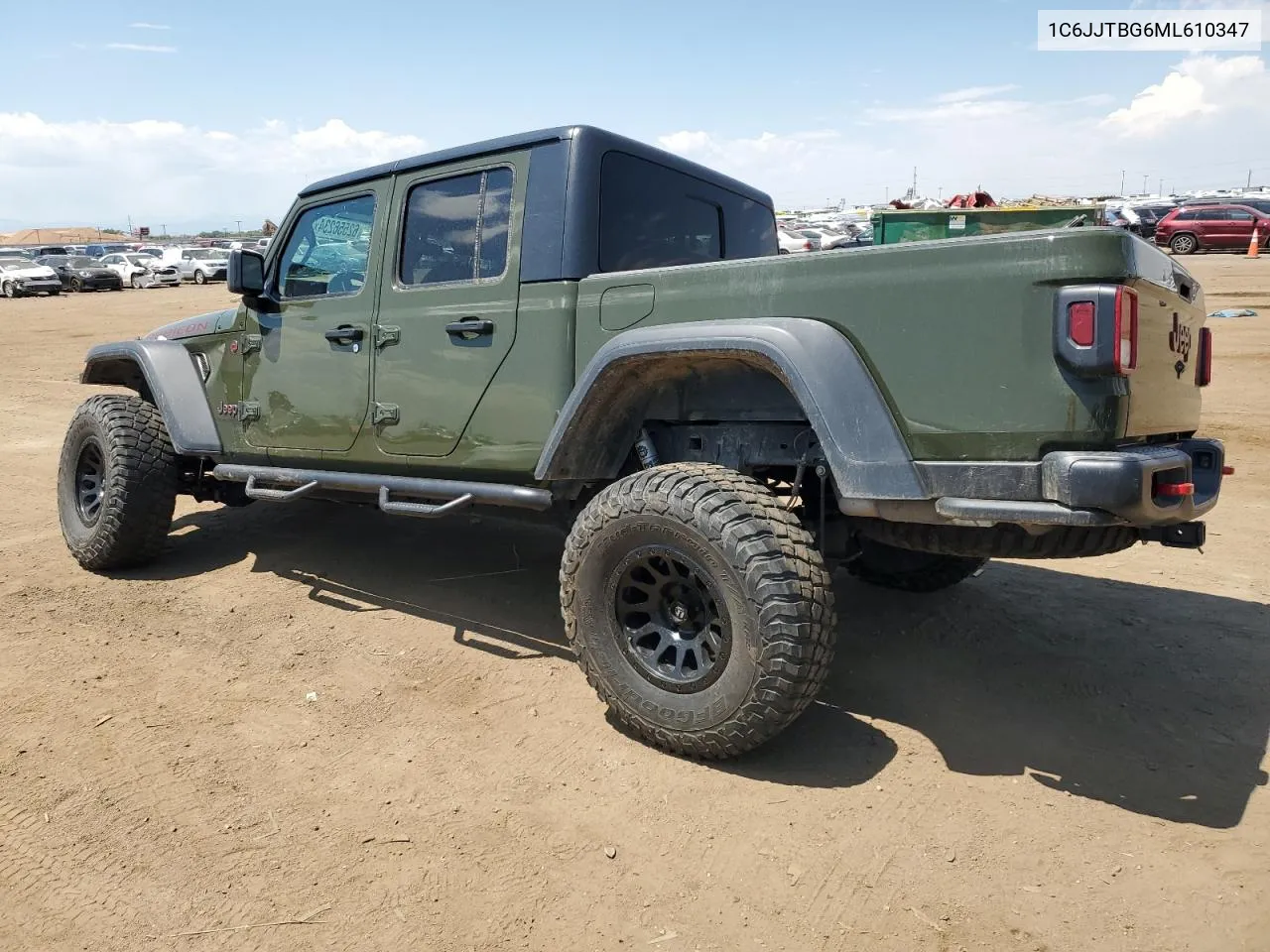 2021 Jeep Gladiator Rubicon VIN: 1C6JJTBG6ML610347 Lot: 62556234