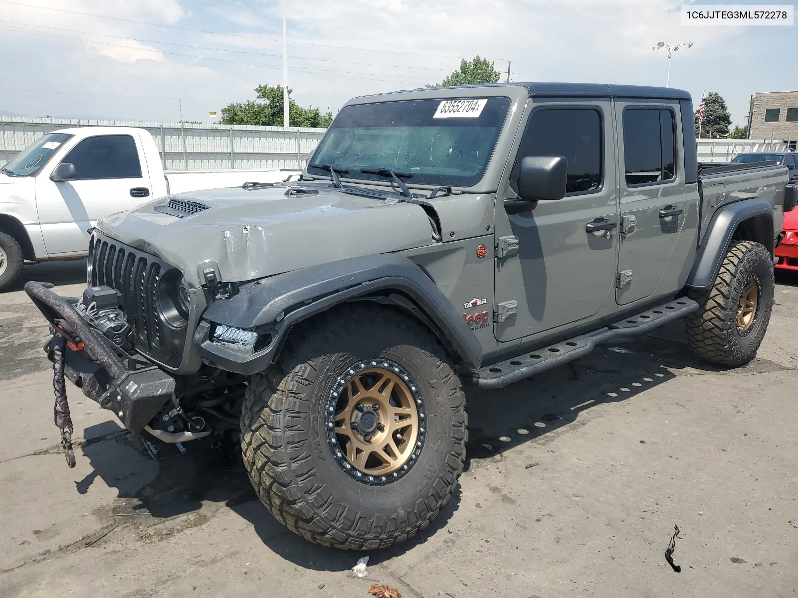 2021 Jeep Gladiator Mojave VIN: 1C6JJTEG3ML572278 Lot: 63552704