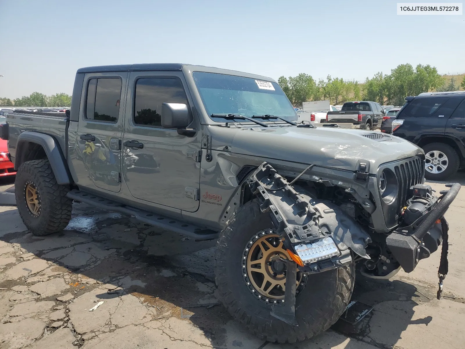 2021 Jeep Gladiator Mojave VIN: 1C6JJTEG3ML572278 Lot: 63552704