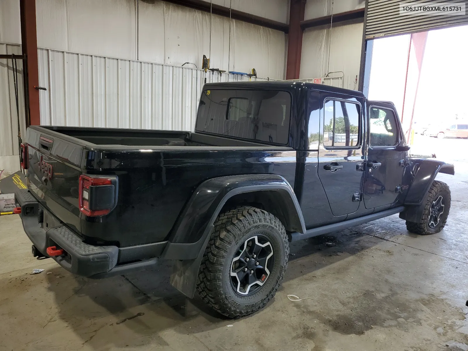 2021 Jeep Gladiator Rubicon VIN: 1C6JJTBGXML615731 Lot: 65483024