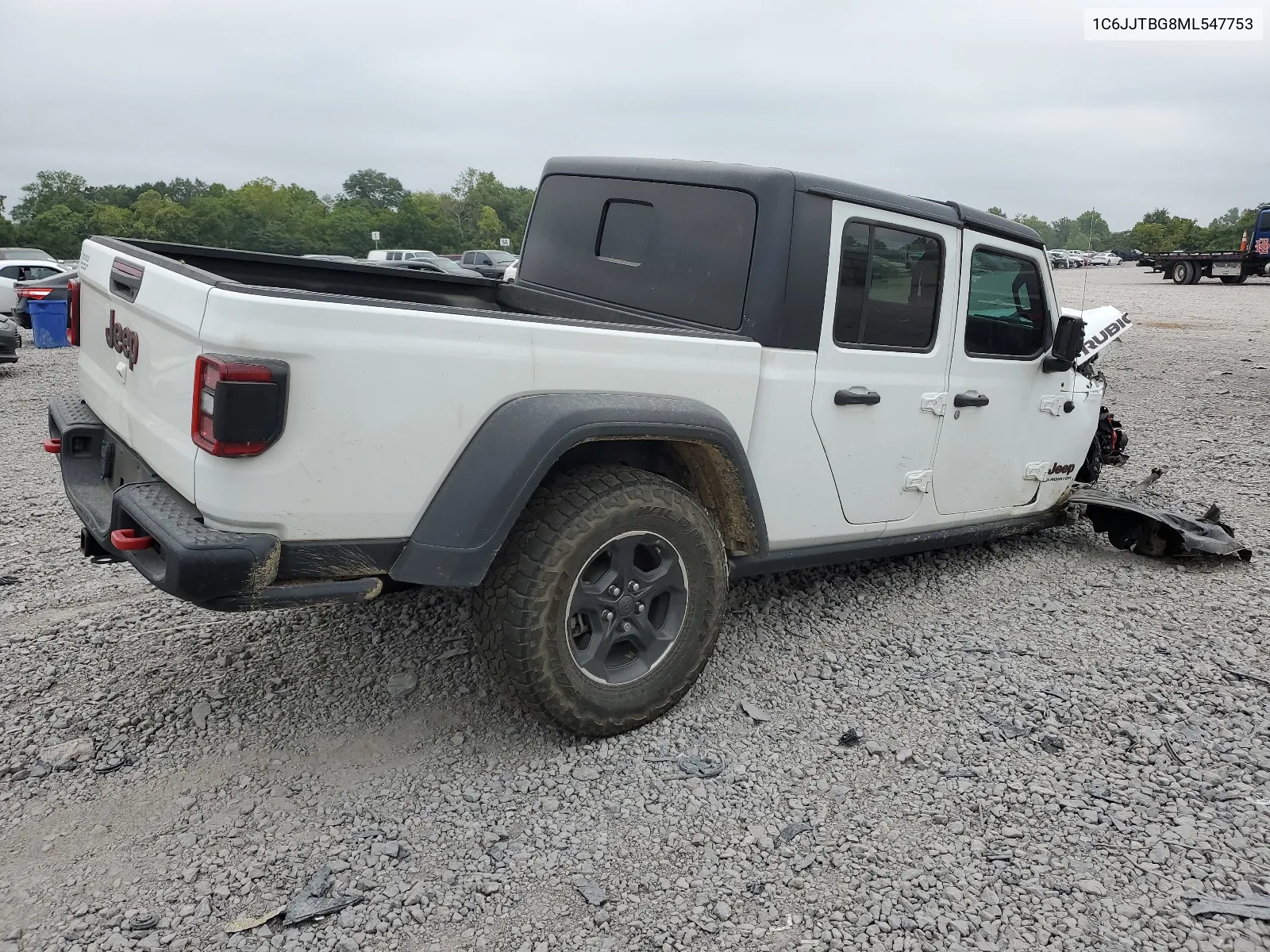 2021 Jeep Gladiator Rubicon VIN: 1C6JJTBG8ML547753 Lot: 66316114