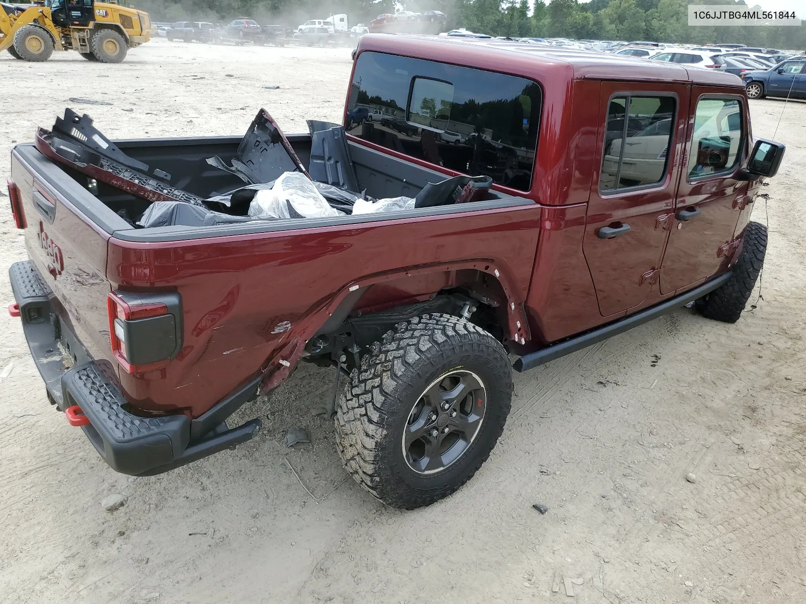 2021 Jeep Gladiator Rubicon VIN: 1C6JJTBG4ML561844 Lot: 66499994