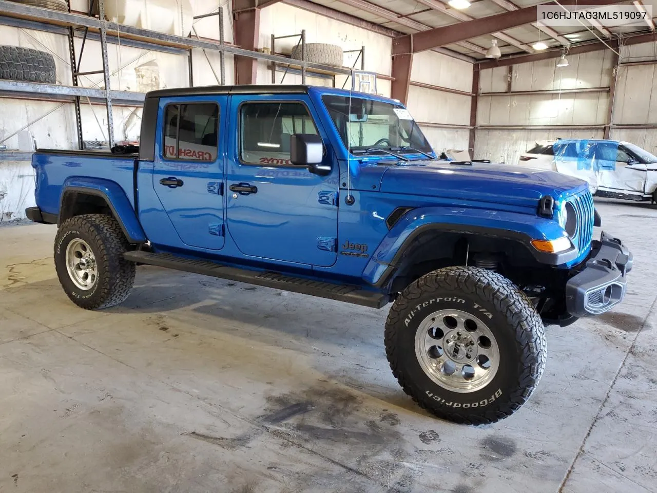 2021 Jeep Gladiator Sport VIN: 1C6HJTAG3ML519097 Lot: 67151734