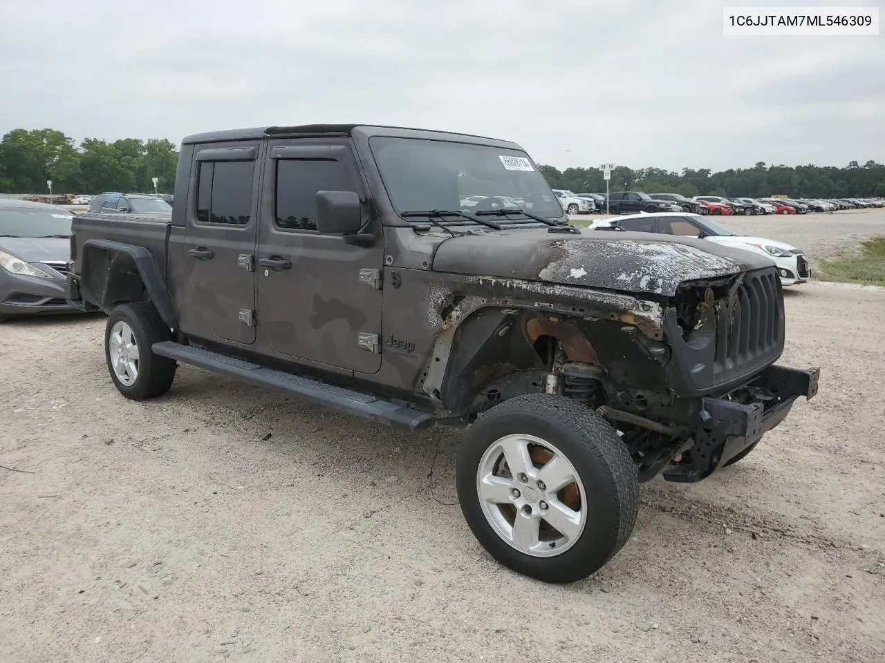 2021 Jeep Gladiator Sport VIN: 1C6JJTAM7ML546309 Lot: 67405254